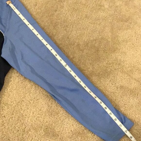 Oleg Cassini Sport Jacket Vintage Blue Hoodie Track Athletic Top Size 2X - Picture 14 of 14